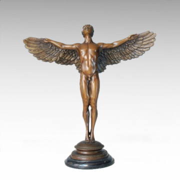 Mythology Statue Rising Sun Bronze Sculpture TPE-146